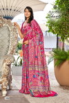 Shanti By Kashvi Bright Moss Foil Sarees Wholesalers In Delhi